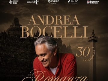 Andrea Bocelli Gelar Konser Amal di Indonesia untuk Korban Perang